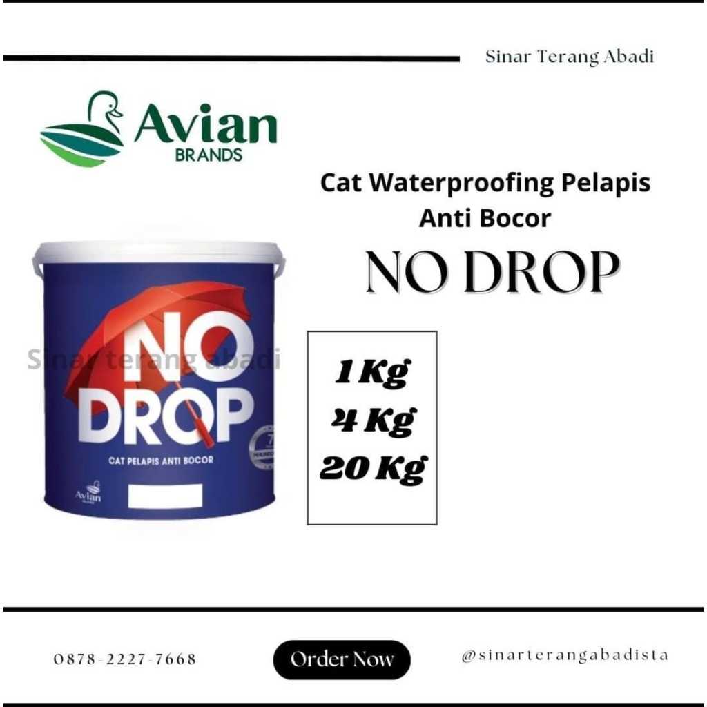 NO DROP KEMASAN 20 KG CAT WATERPROOF