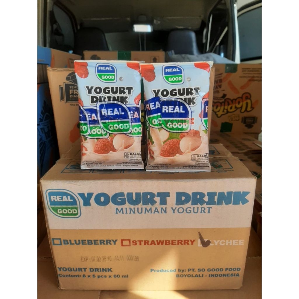 Yoghurt Drink Rasa Lychee Real Good 80ML