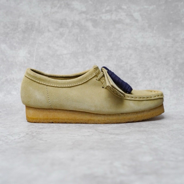 Sepatu Clarks Wallabee Suede - Maple