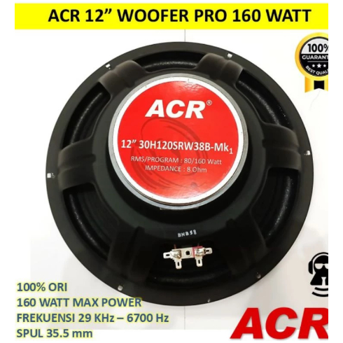 JB Speaker 12 Inch Woofer ACR PRO 160 Watt None