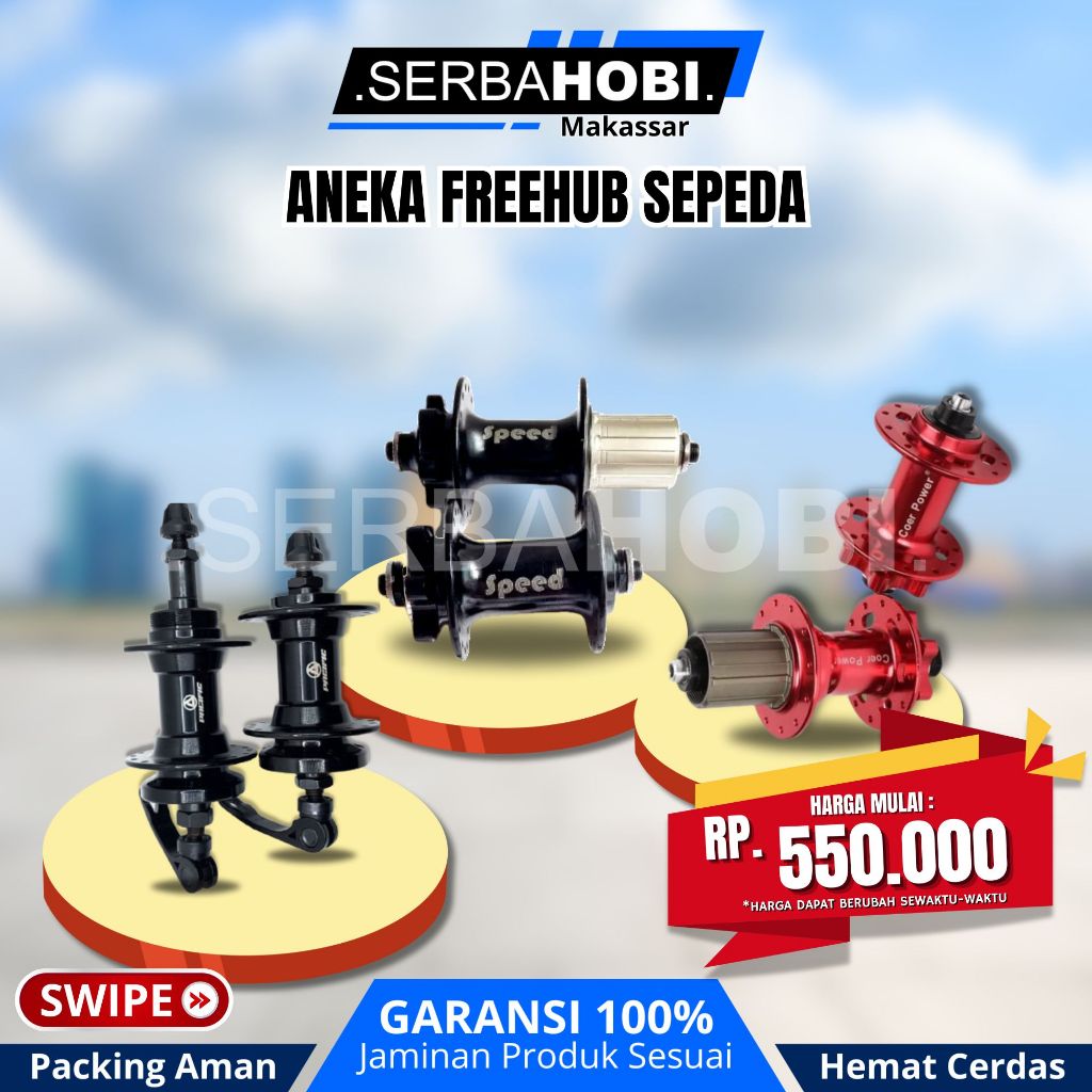 FreeHub Sepeda/Aksesoris Sepeda/Perlengkapan Sepeda