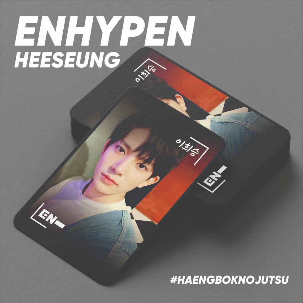PHOTOCARD ENHYPEN COOL KPOP CARDS UNOFFICIAL HEESEUNG JAKE JAY JUNGWON NIKI SUNGHOON SUNOO