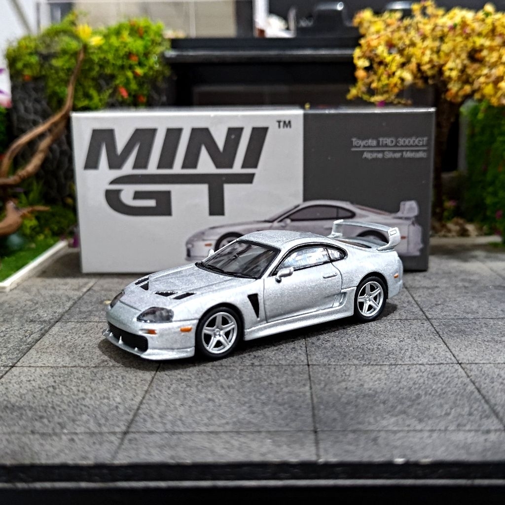 Mini GT Toyota TDR 3000GT Alpine Silver Metallic - MINI GT