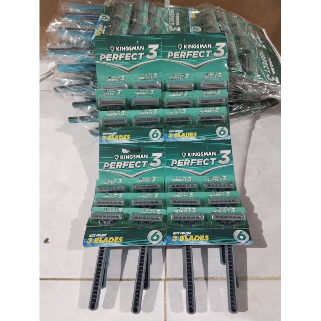 24PCS KINGSMAN PISAU CUKUR GARUK KUMIS JENGGOT