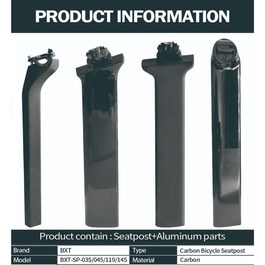 SEAT POST BXT SERIES SEAT POST AERO ROAD BIKE TRACK BIKE SEAT POST CARBON BXT SERIES PRODUK IMPOR
