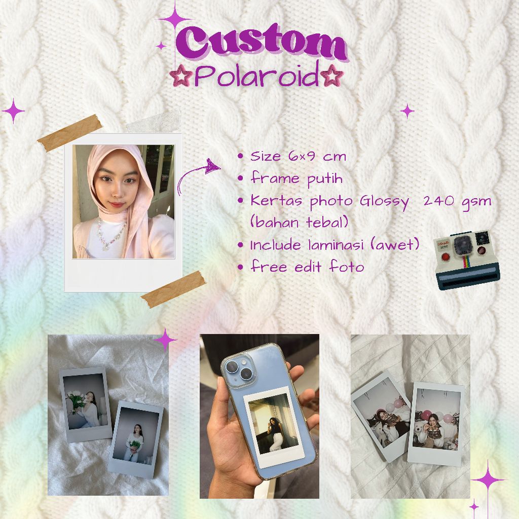 POLAROID/FOTO POLAROID/CETAK POLAROID/POLAROID MURAH/POLAROID UKURAN 2R