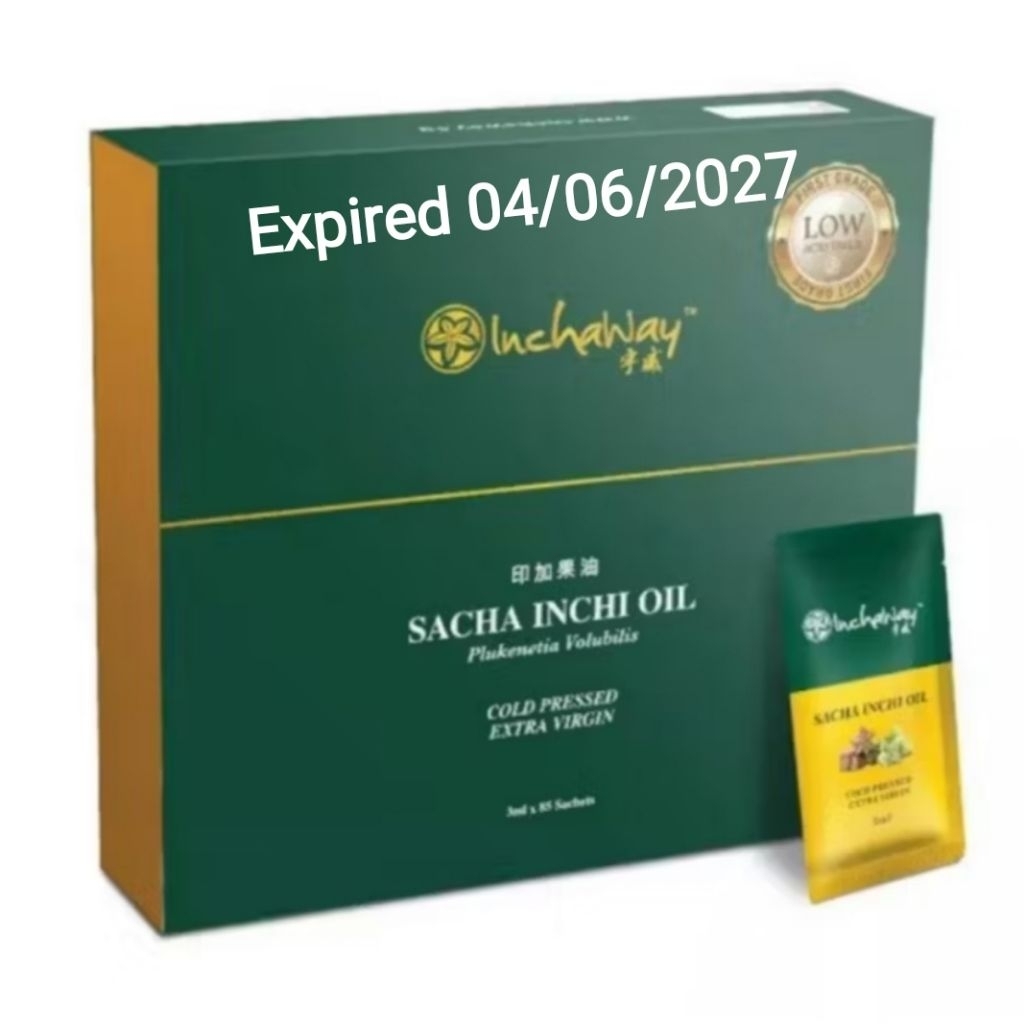 1 box Sacha Inchi Oil Inchaway 85 pcs Original 100%