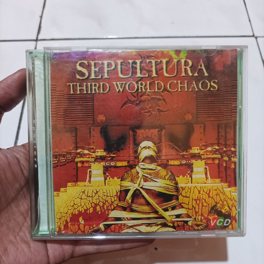 VCD Musik Sepultura Third World Chaos 2 Disc
