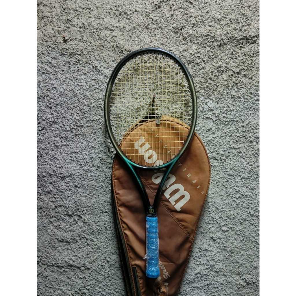 Raket tenis wilson hammer 4.0 stretch kualitas original bekas