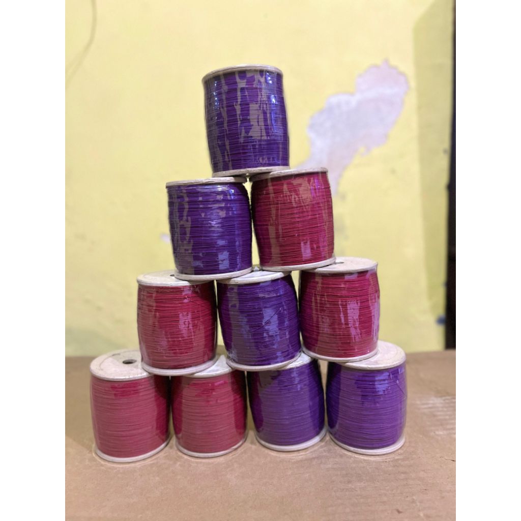 benang senar gelasan non label molor uk0, 25 panjang 12000yard