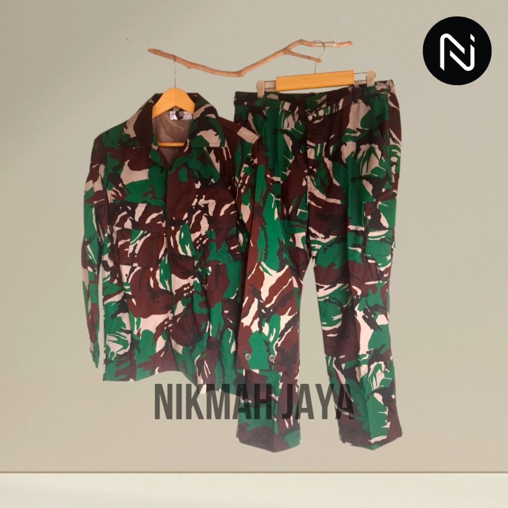 Kostum Tentara Dewasa - Seragam Tentara - Kostum Doreng - Seragam Doreng - Kostum Karnaval - Baju Ka