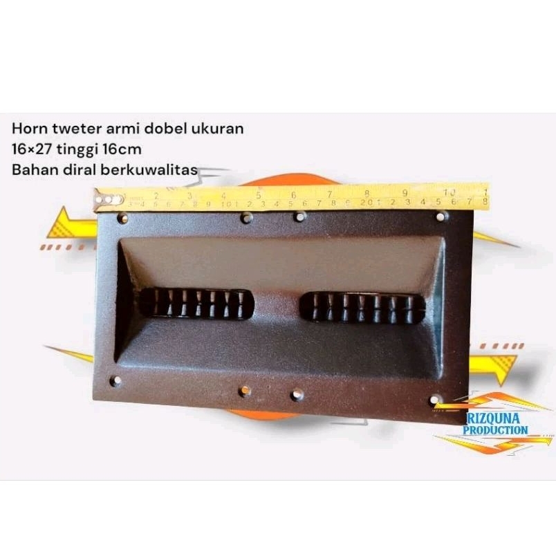 horn/corong tweter line array dobel/Armi dobel 15×27 bahan diral