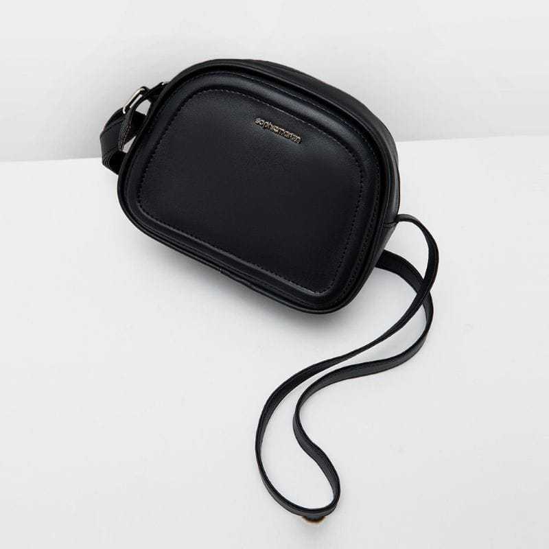 SALE TAS SELEMPANG SOPHIE PARIS KULIT MACHIA BLACK