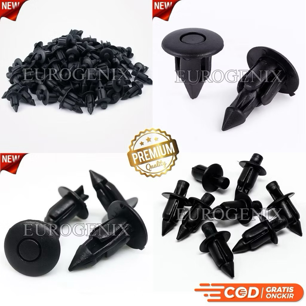 Promo Murah Baut Klip Body Isi 40 Klip Push Serbaguna Baut Klip Body Motor Import Nmax Pcx Vario Sco