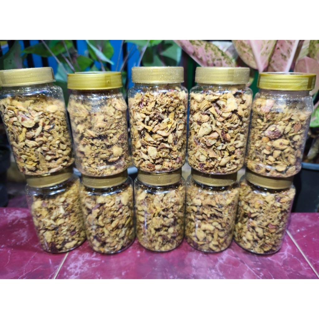 Bawang Goreng Campuran Dalam toples 200 gram