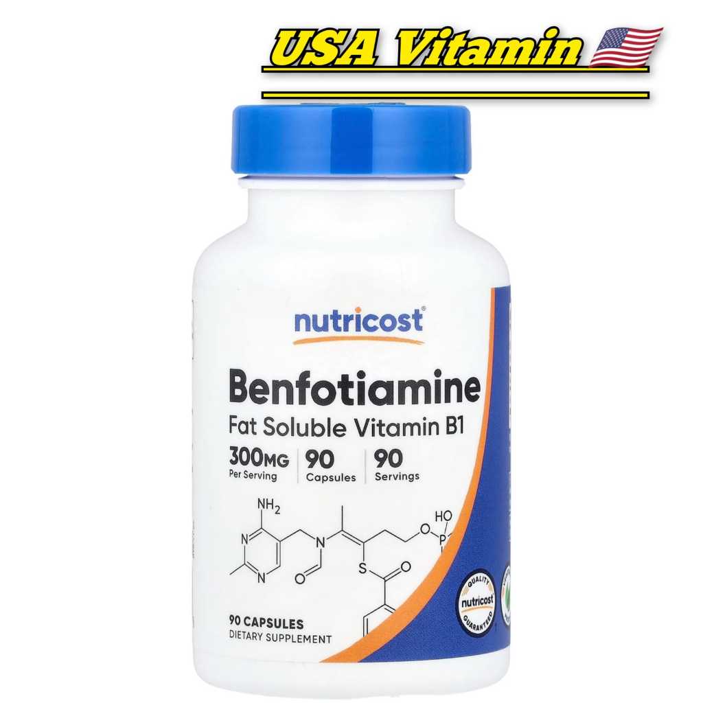 Nutricost Benfotiamine 300 mg 90 Capsules