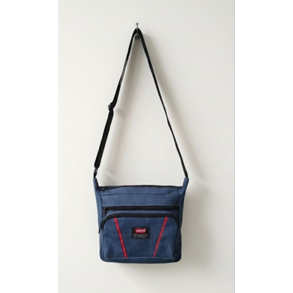 Tas Selempang/Bahu Pria Bahan Jeans Tebal PREMIUM Murah Berkualitas