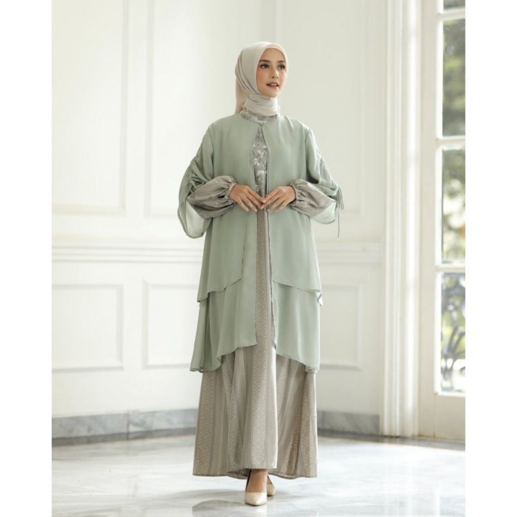 Senjana Set Dress by Geulis Preloved (Dress & Outer)