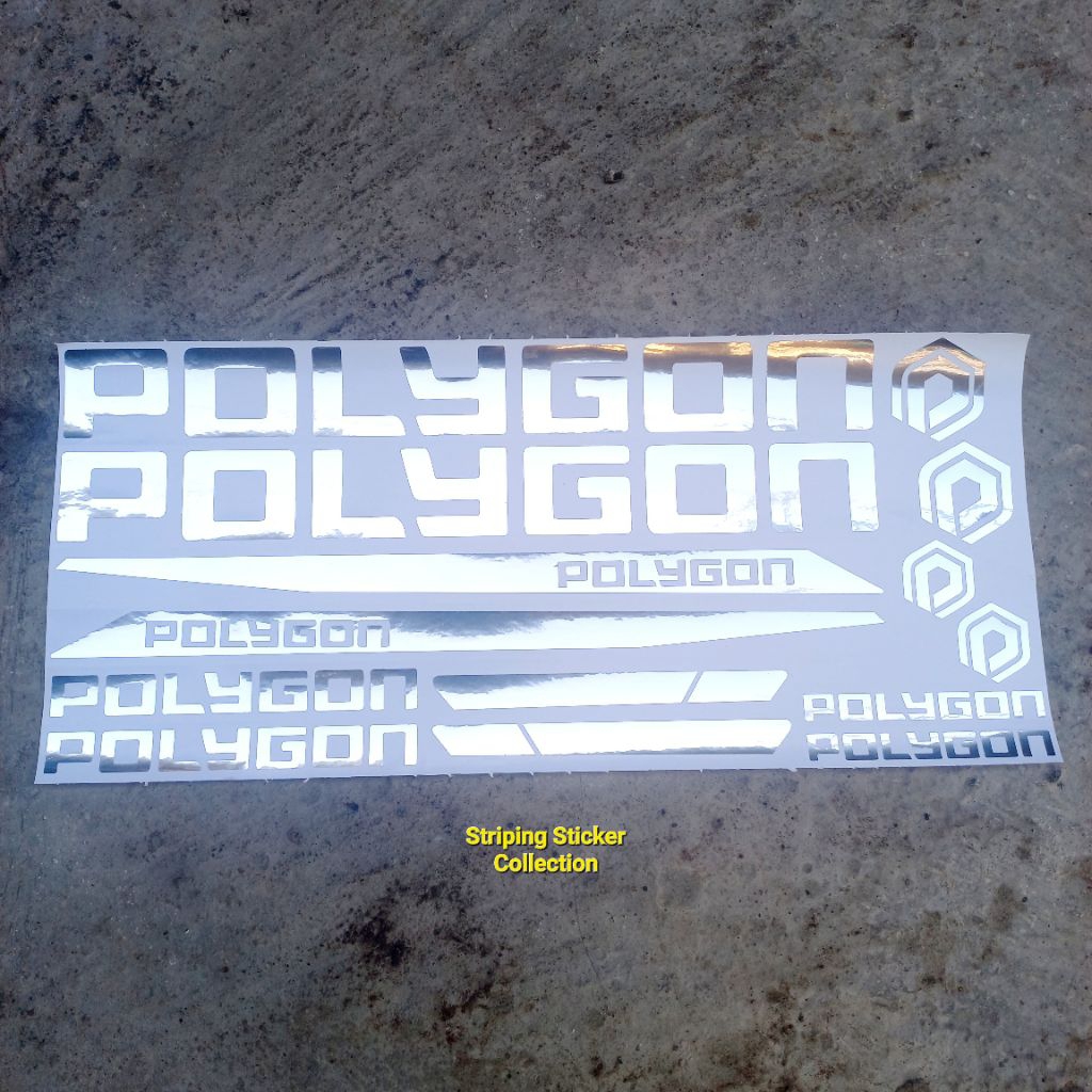 Sticker Sepeda Balap POLYGON Cutting Stiker SEPEDA MTB POLYGON BALAP CUTTING