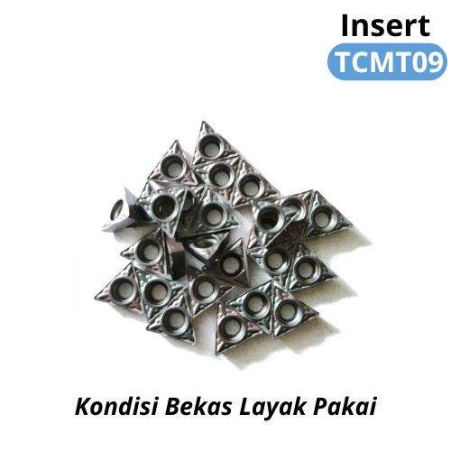 Insert Bubut TCMT09 Cocok Untuk Holder Kolter Colter Bekas Layak Pakai