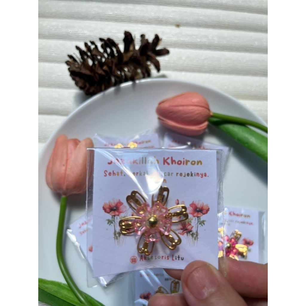 Bros murah/Bros cantik/Bros jilbab/souvenir