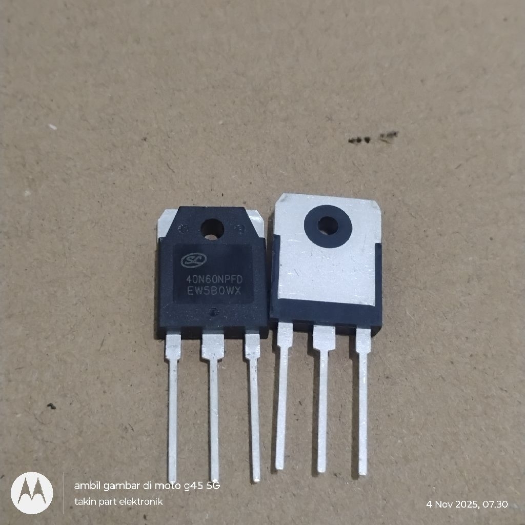 igbt 40n60npfd 40 amper 600 volt