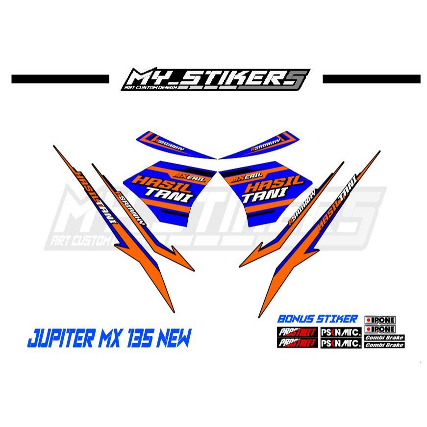 Stiker Striping yamaha MX 135 CUSTOM  / MX EXCITER Thailand/Malaysia/Vietnam Alfa Milenimum / My Sti