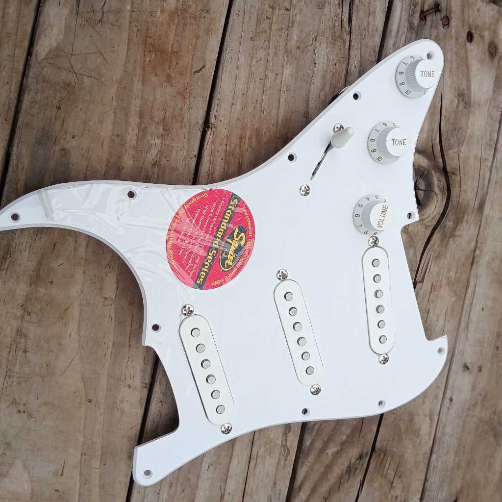 set wiring gitar original squier standard MII