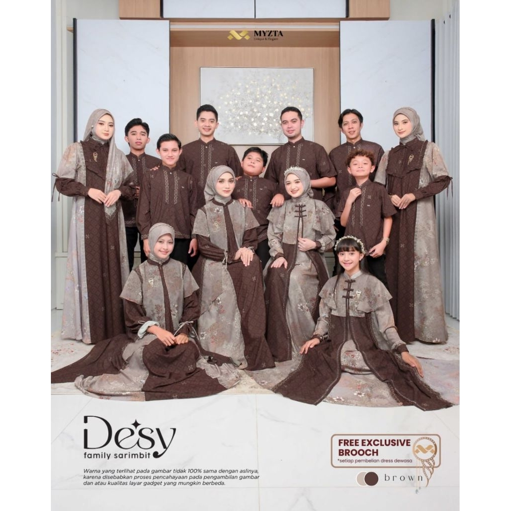 READY STOK SARIMBIT LEBARAN 2026 DESY FAMILY BY MYZTA BAHAN LEMBUT DAN NYAMAN DIPAKAI