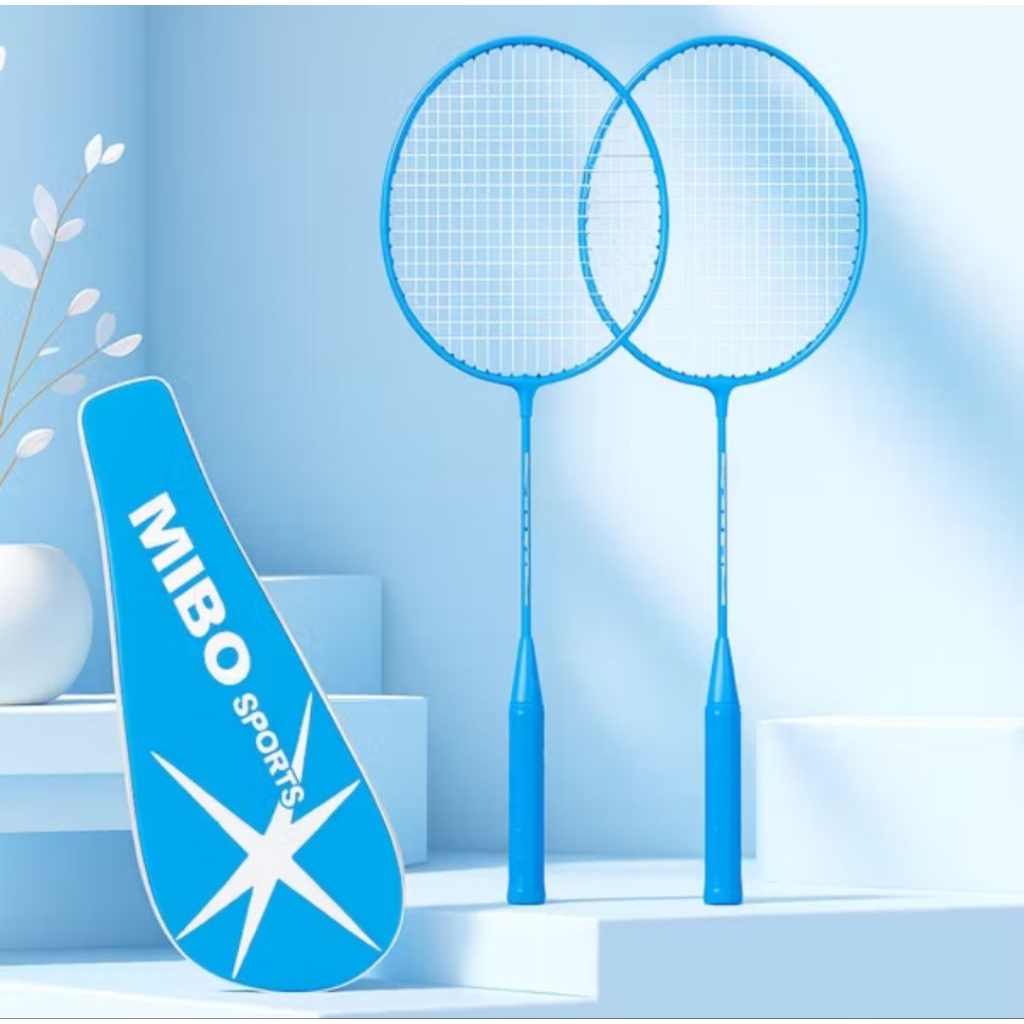 [FREE DUS PACKING] 2 PCS RAKET BADMINTON/RAKET BULU TANGKIS ORIGINAL RAKET