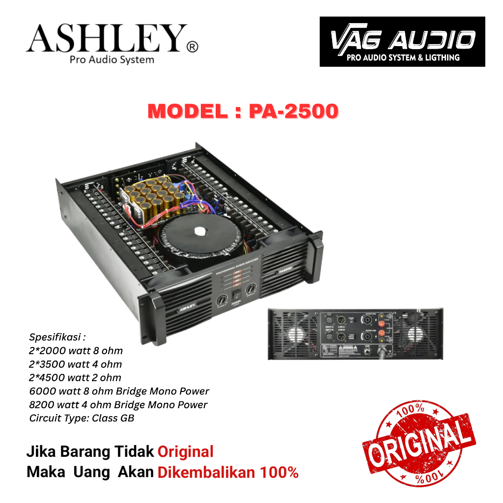POWER ASHLEY PA-2500