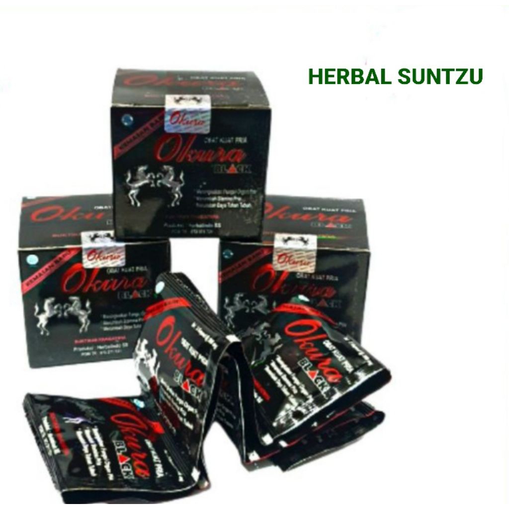 OKURA BLACK KAPSUL STAMINA PRIA ORIGINAL 100%