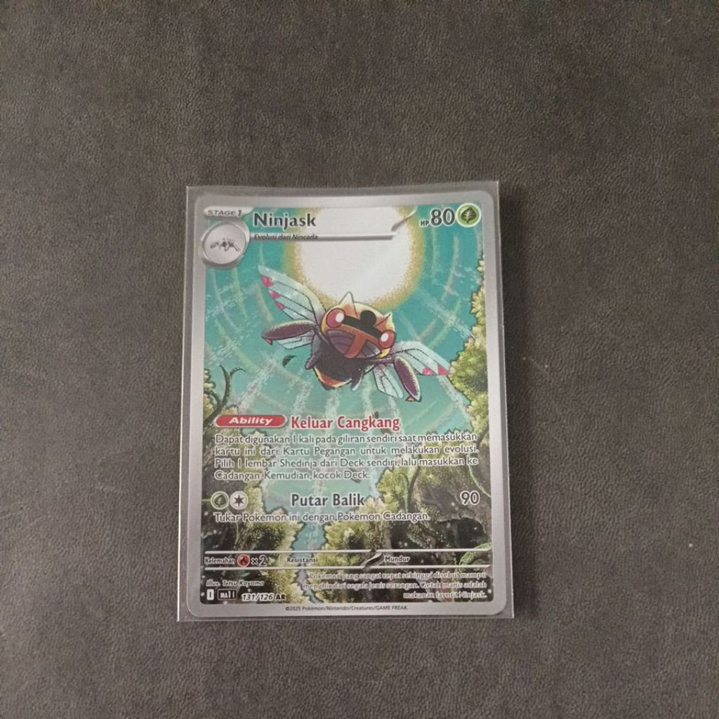 Kartu Pokemon Indonesia - Ninjask AR