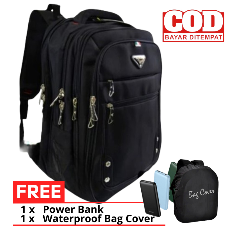 [ FREE 3 HADIAH ] Tas Ransel Polo Milano 88372 Tas Ransel Polo Dewasa Terbaru 2024 (TPM) Tas Polo Mi
