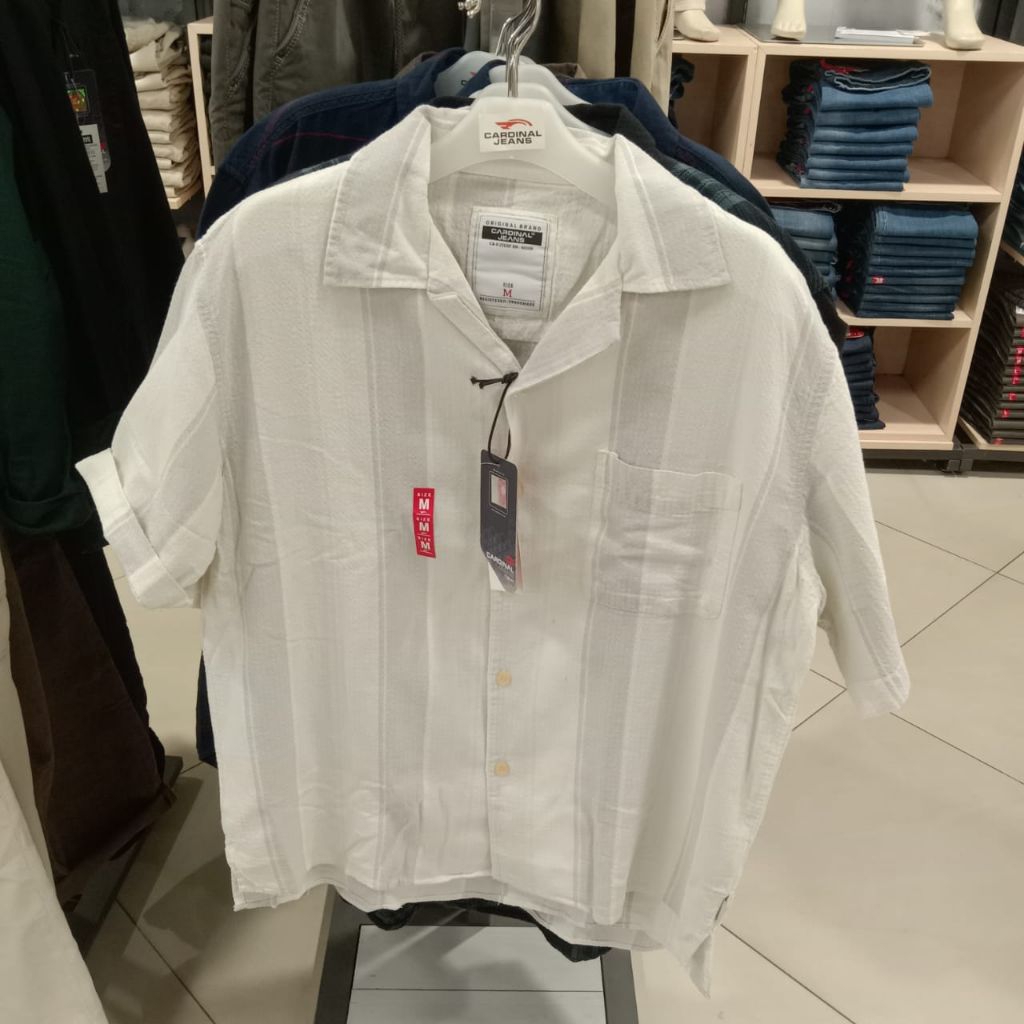 CARDINAL BAJU KEMEJA PRIA LENGAN PENDEK ORIGINAL