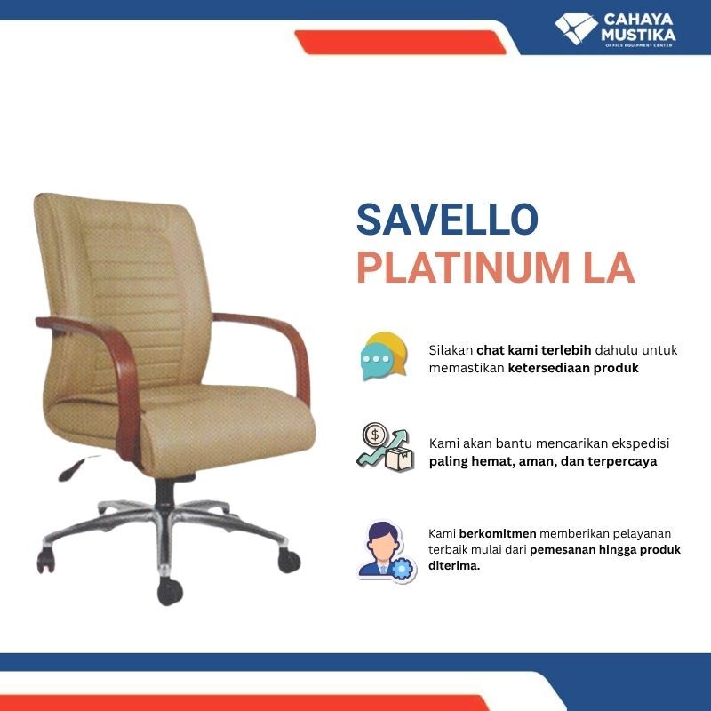 Kursi Direktu/Kursi Manager/Kursi Manager Kantor/Kursi Manager Direktur Salvello Platinum LA Malang