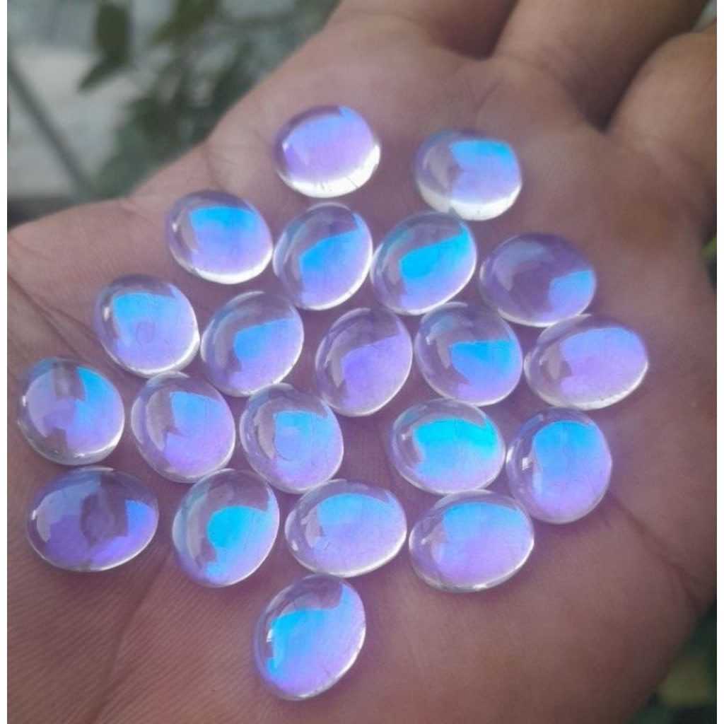 Batu Akik Kalimaya India 12x10 mm Jarong Biru Istimewa