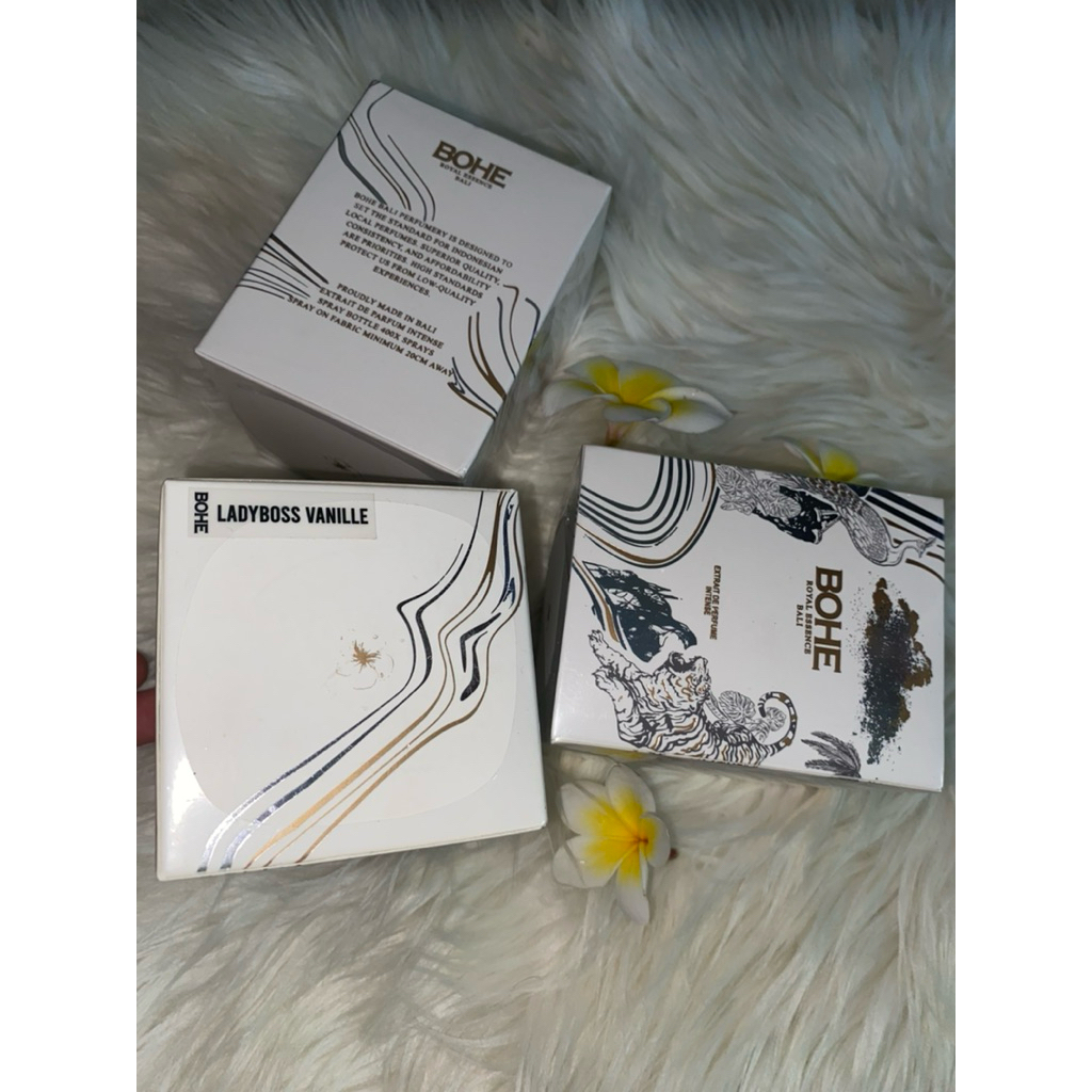 JASTIP PARFUM BOHE BALI- LADYBOSS VANILLE- EXTRAIT DE PARFUM