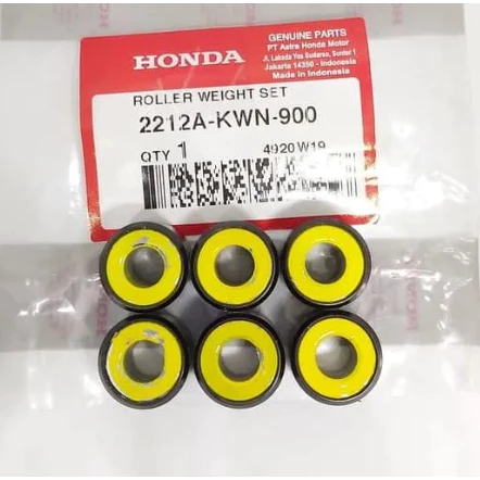HR- Roler roller loler set HONDA
 vario 125 vario 150 pcx 125 pcx 150 adv 150 18g (kwn)/ suku cadang