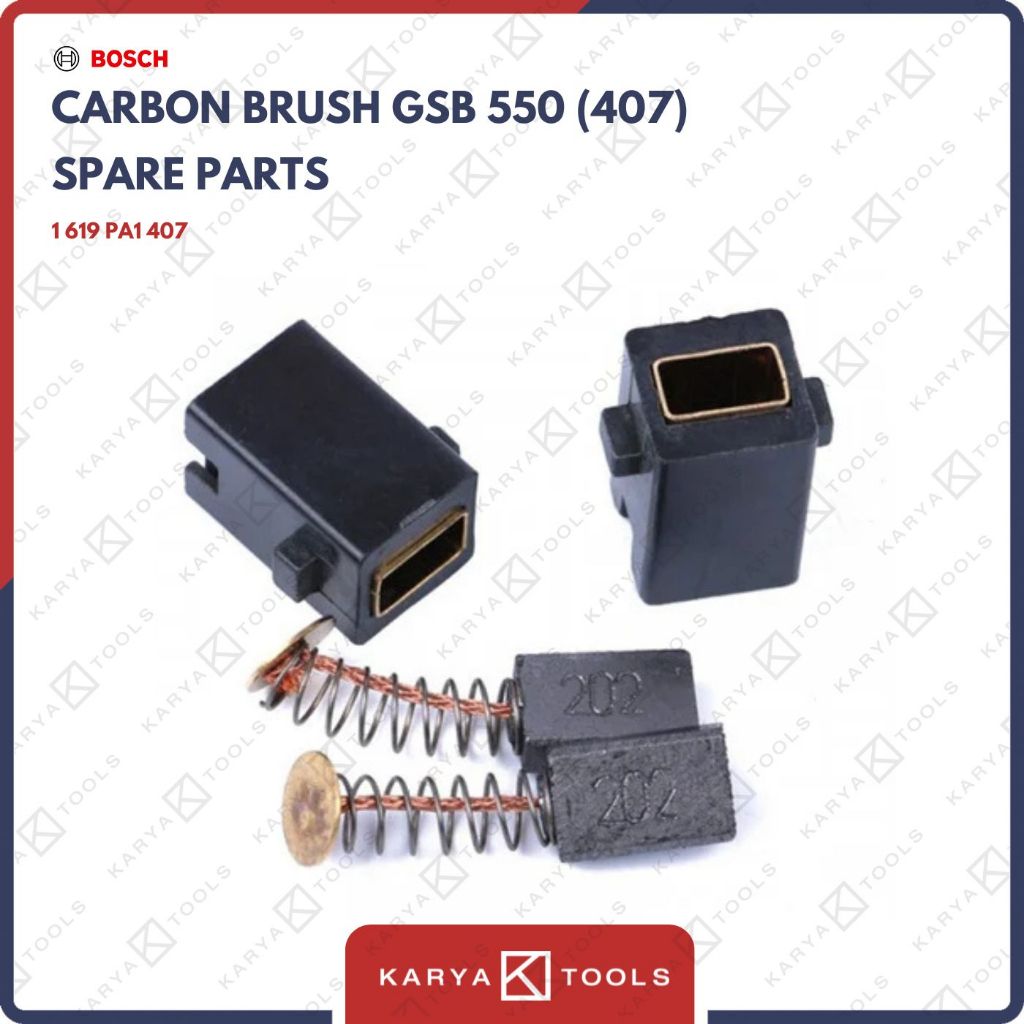 Bosch Carbon Brush / Arang / Spool (407) GSB 550 Bor 13 mm