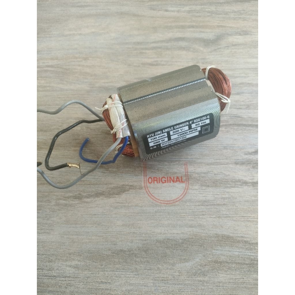 RYU STATOR Stator Mesin Gerinda RYU RSG 100-6