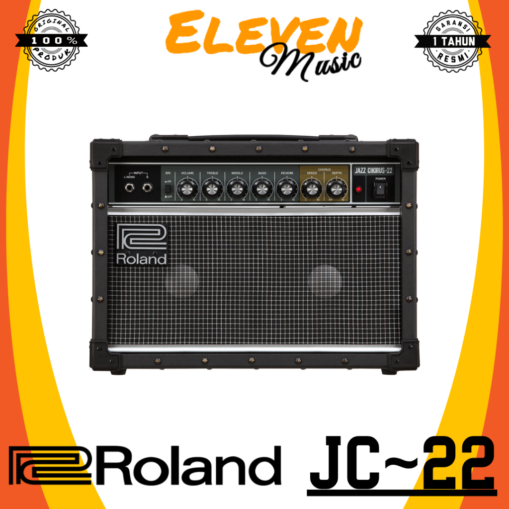 Roland JC-22 Jazz Chorus Guitar Amplifier Original JC22