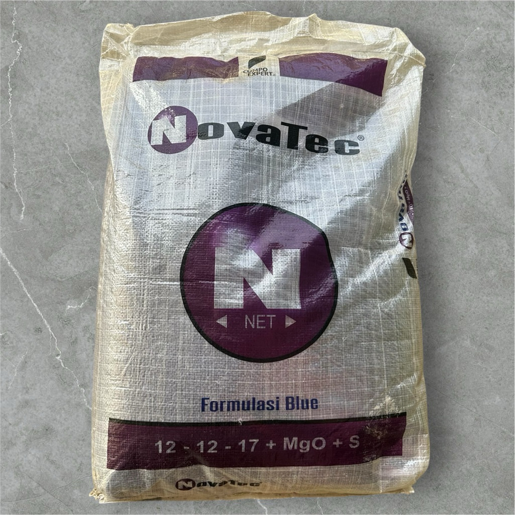 Pupuk NOVATEC Blue 12-12-17+MgO+S isi 25 Kg dari Bhen Mayer