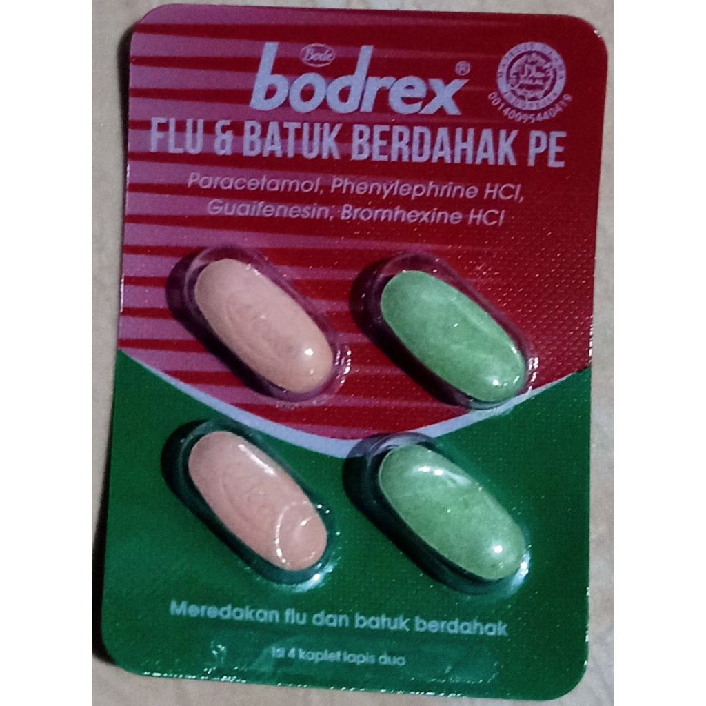 Bodrex flu batuk berdahak PE