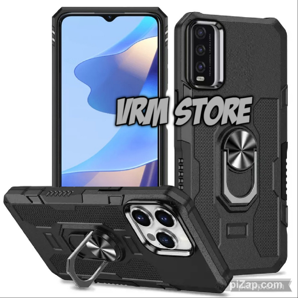 Case Robot Hp Vivo Y20 - Y20s - Y20i - Y12s Case HIT EYE RING Case Robot Standing