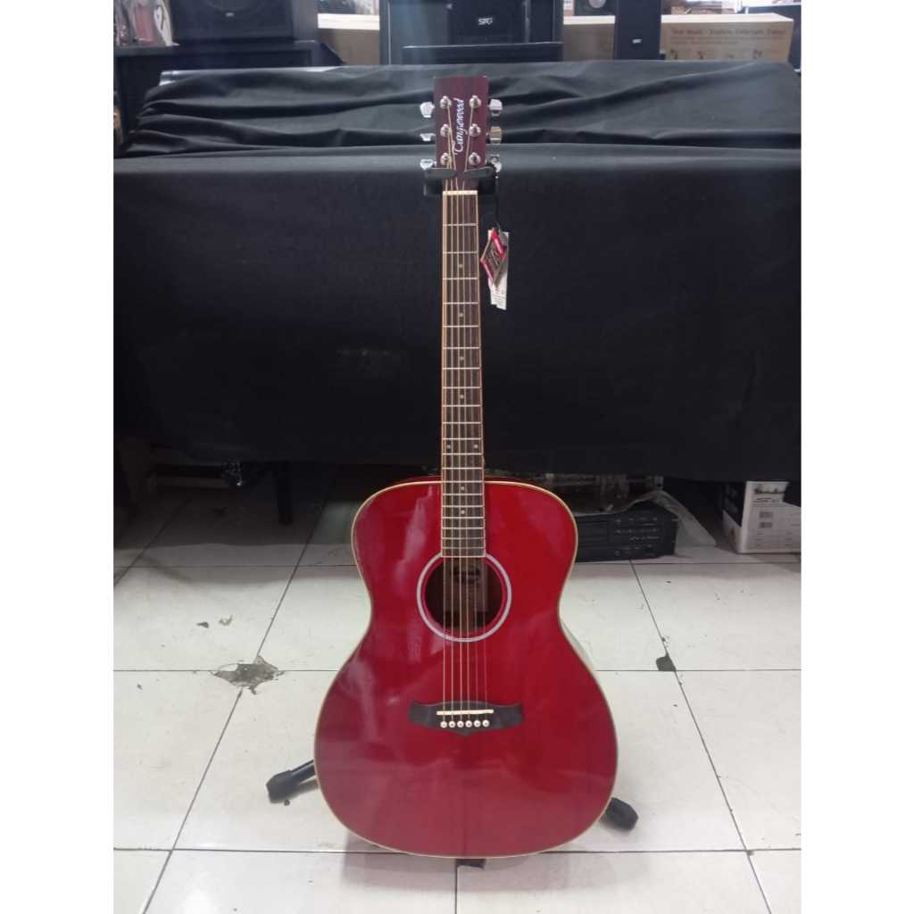 GITAR AKUSTIK TANGLEWOOD TFA RED