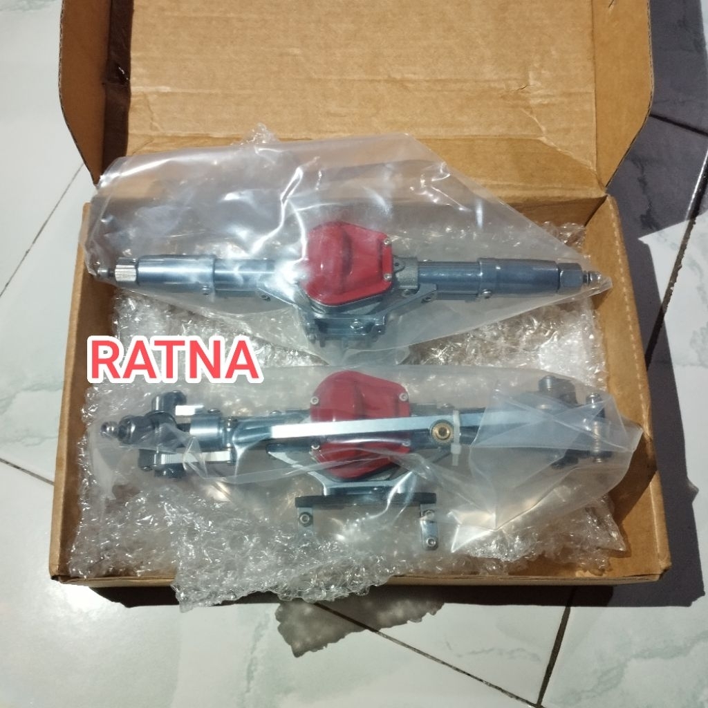 GARDAN AXLE SCX10 FRONT + REAR + ARM SERVO