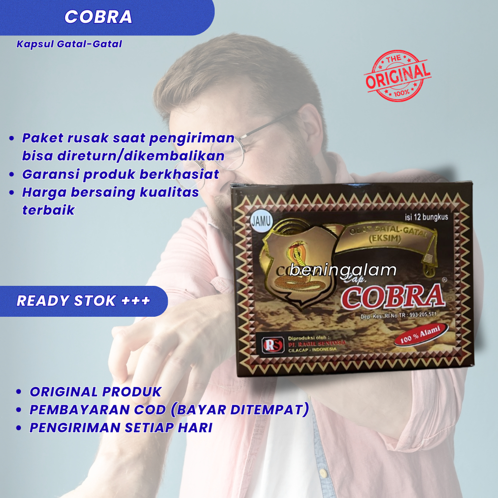 Jamu Gatal Gatal Cap Cobra 12 Sachet