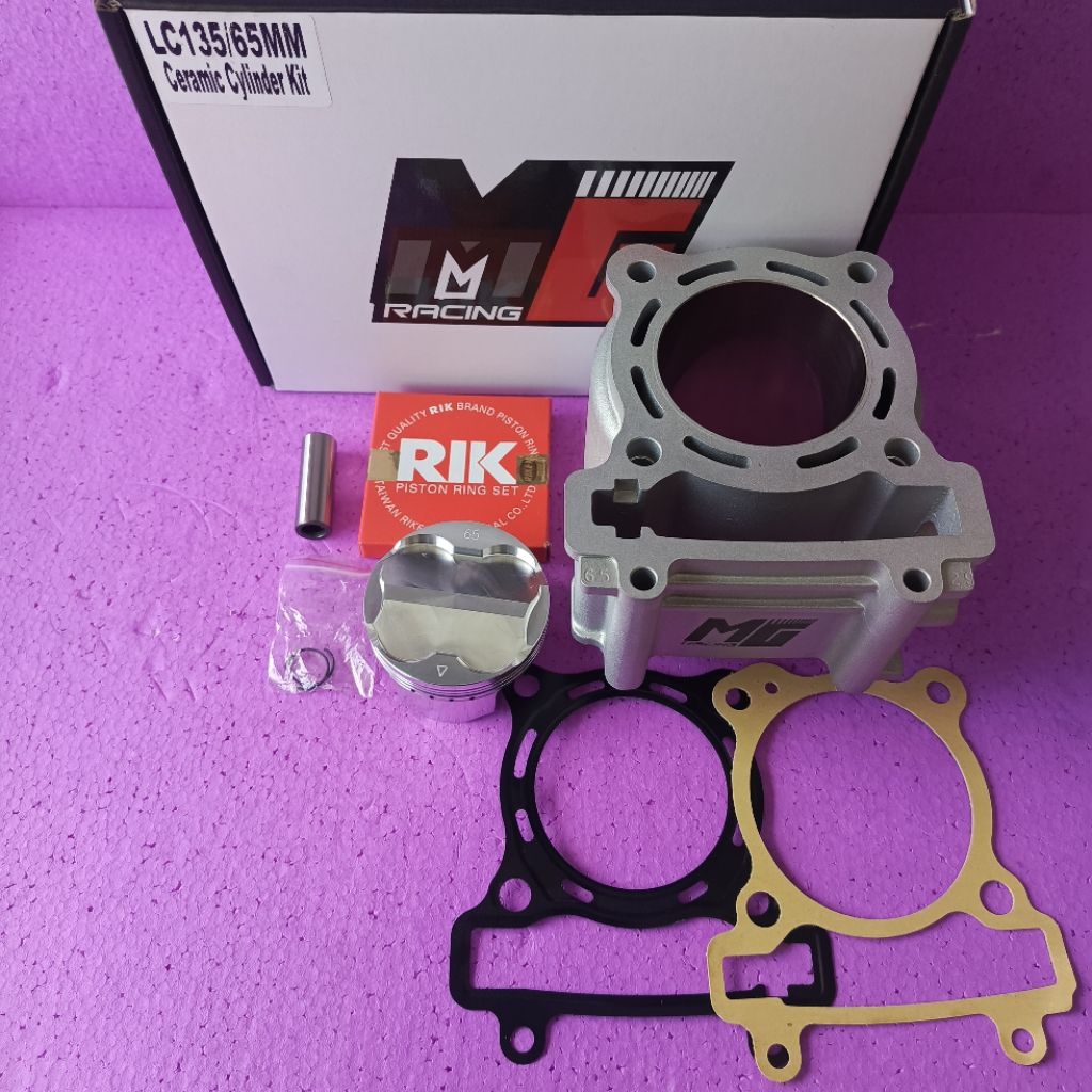 Blok Ceramic MX king/Vixion ukuran 65mm merk MG racing