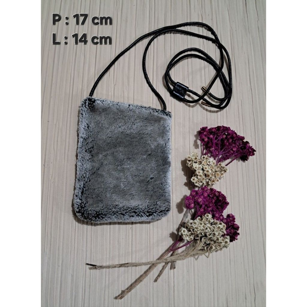 Sling bag bulu grey ( adam et rope)